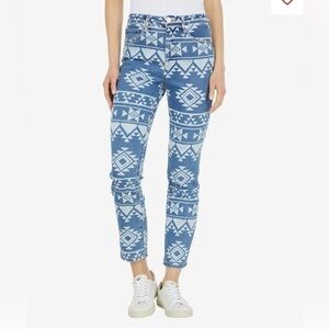 Blank NYC Geometric Aztec Madison Crop Jeans